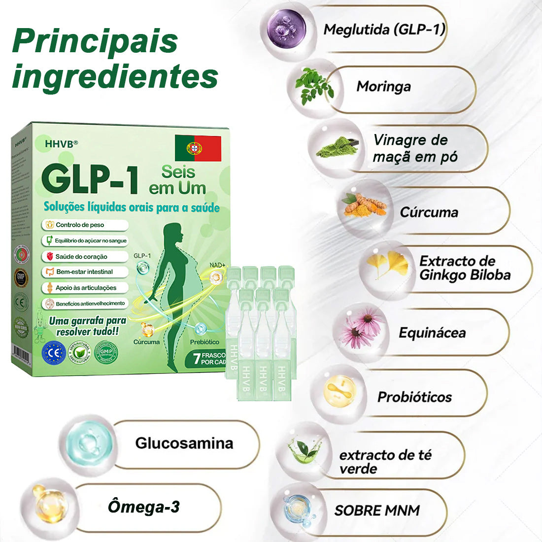 Loja Oficial |𝑯𝑯𝑽𝑩®🌷𝑺𝒐𝒍𝒖çã𝒐 𝒐𝒓𝒂𝒍 𝒍í𝒒𝒖𝒊𝒅𝒂 𝑮𝑳𝑷-1 𝒔𝒆𝒊𝒔 𝒆𝒎 𝒖𝒎 (Somente uma dose por dia, mudanças visíveis em 7 dias) 🌿 Para obesidade, saúde cardiovascular, diabetes, apneia do sono, problemas articulares e muito mais problemas articulares y más.